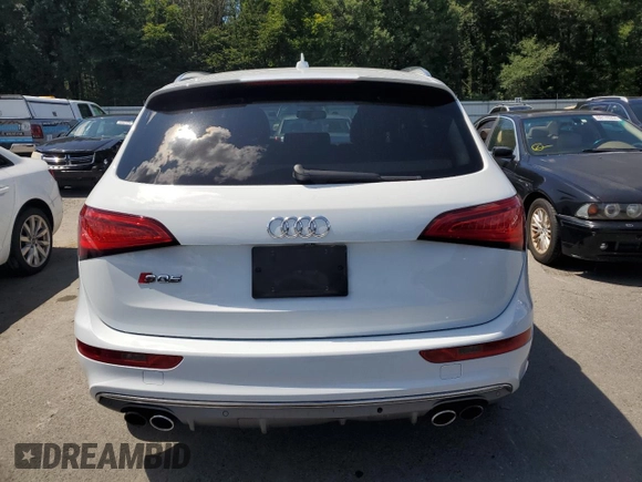 2015 Audi SQ5 Premium Plus with VIN WA1CGAFP6FA048943, listed as a Copart auction lot 65964604 with 103,596 mi miles and Salvage Title. Bid and sale history available at carsss.com. Image 6.