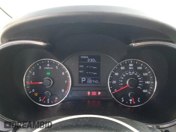 2014 Kia Forte LX with VIN KNAFK4A6XE5056016, listed as a Copart auction lot 47137775 with 128,742 mi miles and Salvage Title. Bid and sale history available at carsss.com. Image 9.