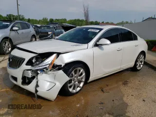 2016 Buick Regal GS with VIN 2G4GV5GX9G9127308, listed as a Copart auction lot 55825364 with 87,604 mi miles and Non Repairable. Bid and sale history available at carsss.com. Image 1.