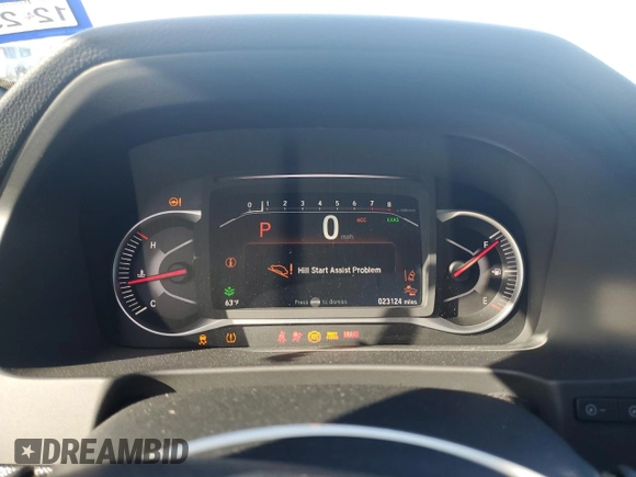 2024 Honda Passport Black Edition with VIN 5FNYF8H8XRB001214, listed as a Copart auction lot 87203914 with 23,124 mi miles and Salvage title. Bid and sale history available at DreamBid. Image 9.