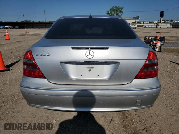 2005 Mercedes-Benz E-Class 3.2L with VIN WDBUF65J95A663622, listed as a Copart auction lot 52005855 with 121,019 mi miles and Clean Title. Bid and sale history available at carsss.com. Image 6.
