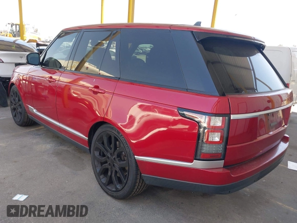 2016 Land Rover Range Rover HSE z VIN SALGS2PFXGA316291, wystawiony jako IAAI lot #42298799 z przebiegiem 92 922 mil mil oraz . Historia ofert i sprzedaży dostępna na DreamBid. Obrazek 3.