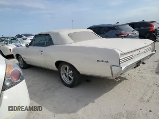 1966 Pontiac GTO z VIN 242676P246352, wystawiony jako Copart lot #75298684 z przebiegiem 79 942 mil mil oraz Szkoda całkowita • Salvage title. Historia ofert i sprzedaży dostępna na DreamBid. Obrazek 2.