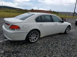 2004 BMW 7 Series 745Li with VIN WBAGN63494DS47871, listed as a Copart auction lot 60128164 with Not provided miles and Salvage title. Bid and sale history available at DreamBid. Image 3.