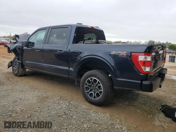 2023 Ford F-150 XL with VIN 1FTEW1EP5PKF67674, listed as a Copart auction lot 50348795 with 23,176 mi miles and Salvage title. Bid and sale history available at DreamBid. Image 2.