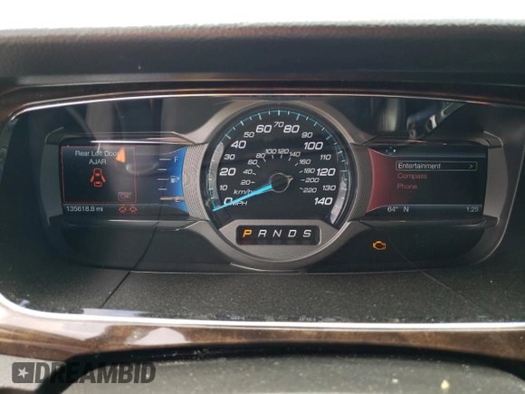 2016 Ford Taurus Limited with VIN 1FAHP2F82GG111485, listed as a Copart auction lot 50736735 with 135,618 mi miles and Salvage Title. Bid and sale history available at DreamBid. Image 9.