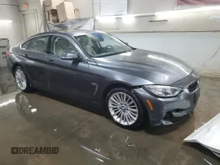 2015 BMW 4 Series 435i xDrive with VIN WBA4B3C51FD670000, listed as a Copart auction lot 50368955 with 75,880 mi miles and Salvage Title. Bid and sale history available at carsss.com. Image 4.
