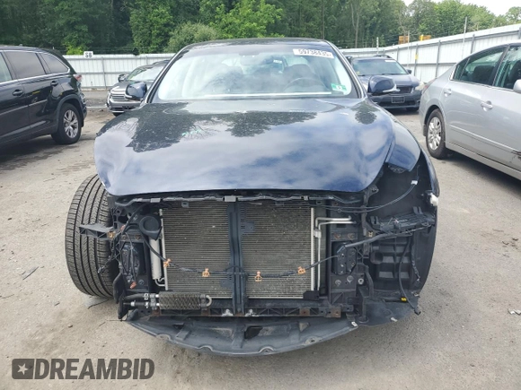 2018 Infiniti Q70 Luxe with VIN JN1BY1ARXJM220845, listed as a Copart auction lot 59738435 with 93,999 mi miles and Salvage title. Bid and sale history available at DreamBid. Image 5.