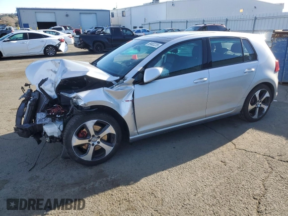 2015 Volkswagen GTI SE with VIN 3VW4T7AU5FM072138, listed as a Copart auction lot 88483235 with 77,522 mi miles and Salvage Title. Bid and sale history available at DreamBid. Image 1.
