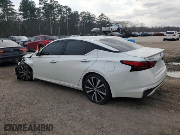 2019 Nissan Altima 2.5 Platinum with VIN 1N4BL4FV5KC116098, listed as a Copart auction lot 46617745 with 80,798 mi miles and Salvage Title. Bid and sale history available at carsss.com. Image 2.