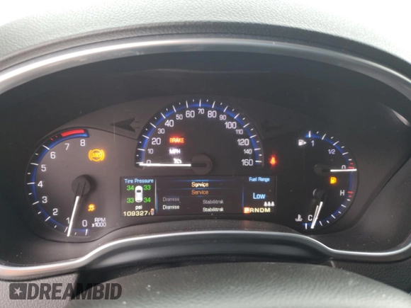 2014 Cadillac SRX Performance Collection with VIN 3GYFNCE39ES587759, listed as a Copart auction lot 87953485 with 109,327 mi miles and Salvage Title. Bid and sale history available at carsss.com. Image 9.