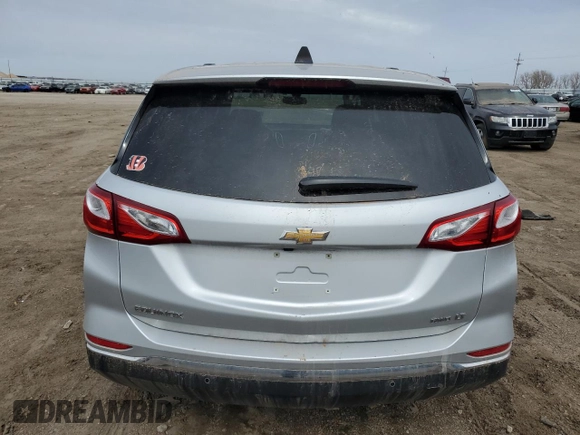 2019 Chevrolet Equinox LT with VIN 2GNAXUEV2K6156151, listed as a Copart auction lot 50326425 with 56,598 mi miles and Salvage Title. Bid and sale history available at carsss.com. Image 6.