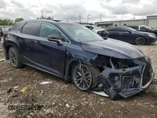 2021 Lexus RX 350 F Sport with VIN 2T2SZMDA1MC296579, listed as a Copart auction lot 57961715 with 40,336 mi miles and Salvage title. Bid and sale history available at DreamBid. Image 4.