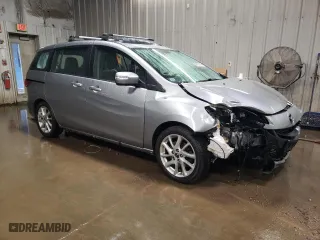 2013 Mazda Mazda5 Grand Touring with VIN JM1CW2DL2D0151052, listed as a Copart auction lot 86623514 with 123,604 mi miles and Salvage Title. Bid and sale history available at carsss.com. Image 4.