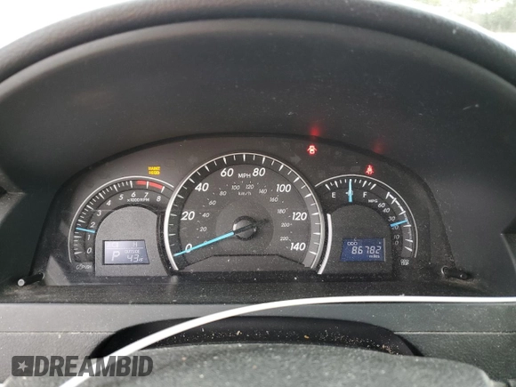 2012 Toyota Camry L with VIN 4T4BF1FK5CR224031, listed as a Copart auction lot 52065185 with 86,782 mi miles and Salvage Title. Bid and sale history available at DreamBid. Image 9.