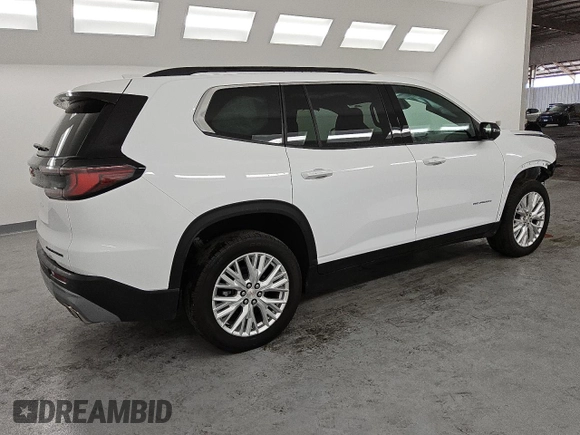 2024 GMC Acadia AWD Elevation z VIN 1GKENNKSXRJ196706, wystawiony jako Copart lot #83620704 z przebiegiem 8 009 mil mil oraz Czysty tytuł • Clean title. Historia ofert i sprzedaży dostępna na DreamBid. Obrazek 3.