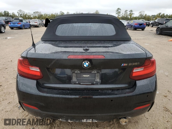 2016 BMW 2 Series M235i with VIN WBA1M1C50GV393966, listed as a Copart auction lot 83044244 with 115,686 mi miles and Salvage Title. Bid and sale history available at carsss.com. Image 6.