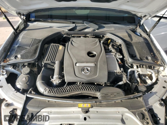 2017 Mercedes-Benz C 300 with VIN 55SWF4JB6HU223073, listed as a Copart auction lot 62393865 with 95,400 mi miles and Salvage title. Bid and sale history available at DreamBid. Image 11.