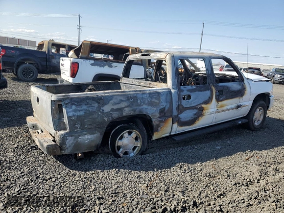 2006 GMC Sierra 1500 SLT with VIN 2GTEK13T661243028, listed as a Copart auction lot 54254475 with Not Provided miles and Salvage Title. Bid and sale history available at carsss.com. Image 3.