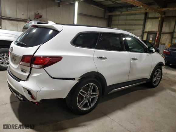 2017 Hyundai Santa Fe Limited Ultimate with VIN KM8SRDHF0HU252426, listed as a Copart auction lot 42775015 with 101,293 mi miles and Salvage Title. Bid and sale history available at carsss.com. Image 3.
