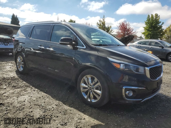 2015 Kia Sedona SX-L with VIN KNDME5C15F6036244, listed as a Copart auction lot 72794344 with 189,331 mi miles and Salvage Title. Bid and sale history available at DreamBid. Image 4.