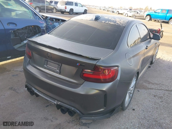 2017 BMW M2 with VIN WBS1H9C37HV887840, listed as a IAAI auction lot 41329798 with 40,942 mi miles. Bid and sale history available at carsss.com. Image 4.