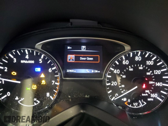 2017 Nissan Altima SR with VIN 1N4AL3AP8HC214257, listed as a Copart auction lot 45228895 with 227,833 mi miles and Salvage Title. Bid and sale history available at DreamBid. Image 9.