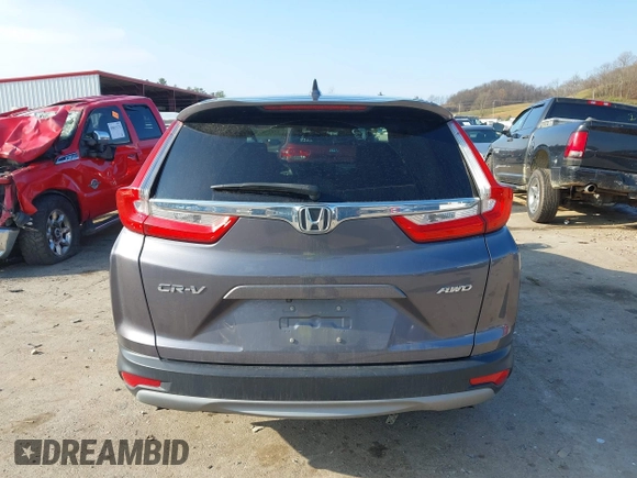 2018 Honda CR-V EX with VIN 2HKRW2H58JH603221, listed as a IAAI auction lot 40859528 with 185,494 mi miles. Bid and sale history available at carsss.com. Image 16.