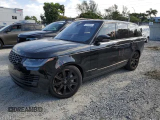 2021 Land Rover Range Rover z VIN SALGR2SU8MA419271, wystawiony jako Copart lot #47368034 z przebiegiem 48 339 mil mil oraz Szkoda całkowita • Salvage title. Historia ofert i sprzedaży dostępna na DreamBid. Obrazek 1.