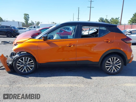 2023 Nissan Kicks SV with VIN 3N1CP5CV3PL525745, listed as a IAAI auction lot 42232733 with 29,902 mi miles and . Bid and sale history available at DreamBid. Image 14.