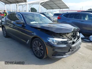 2020 BMW 5 Series 530i with VIN WBAJR3C09LWW77814, listed as a IAAI auction lot 41536058 with 69,504 mi miles and . Bid and sale history available at carsss.com. Image 1.