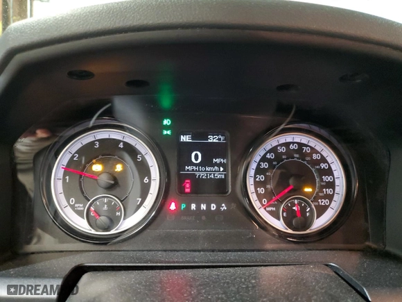 2019 Ram 1500 Classic Big Horn with VIN 1C6RR7LT8KS714887, listed as a Copart auction lot 48855815 with 77,214 mi miles and Salvage Title. Bid and sale history available at carsss.com. Image 9.