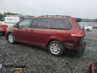 2013 Toyota Sienna XLE AAS with VIN 5TDYK3DCXDS383838, listed as a Copart auction lot 71302884 with 219,813 mi miles and Non Repairable. Bid and sale history available at carsss.com. Image 2.