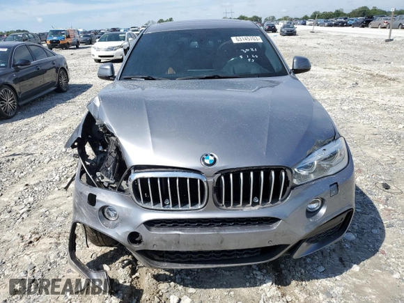 2016 BMW X6 xDrive50i with VIN 5UXKU6C52G0S82464, listed as a Copart auction lot 63145703 with 80,064 mi miles. Bid and sale history available at carsss.com. Image 5.