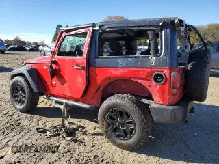 2017 Jeep Wrangler Sport with VIN 1C4AJWAGXHL515808, listed as a Copart auction lot 83845134 with Not Provided miles and Salvage Title. Bid and sale history available at DreamBid. Image 2.