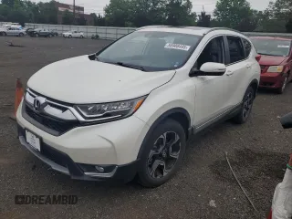 2018 Honda CR-V Touring with VIN 2HKRW2H96JH602698, listed as a Copart auction lot 58908495 with 77,762 mi miles and Salvage title. Bid and sale history available at DreamBid. Image 1.