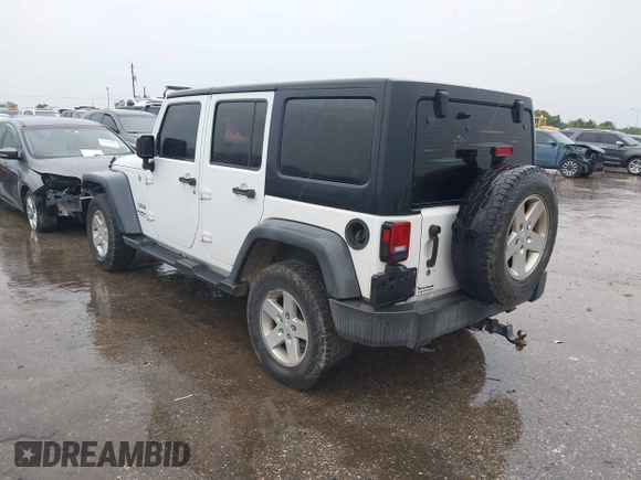 2016 Jeep Wrangler Unlimited Sport RHD with VIN 1C4BJWKG8GL271450, listed as a IAAI auction lot 42484670 with 20,364 mi miles and . Bid and sale history available at DreamBid. Image 3.