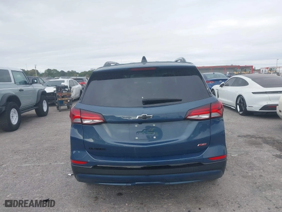 2024 Chevrolet Equinox RS with VIN 3GNAXMEG7RL169968, listed as a IAAI auction lot 41585595 with 29,468 mi miles. Bid and sale history available at carsss.com. Image 17.