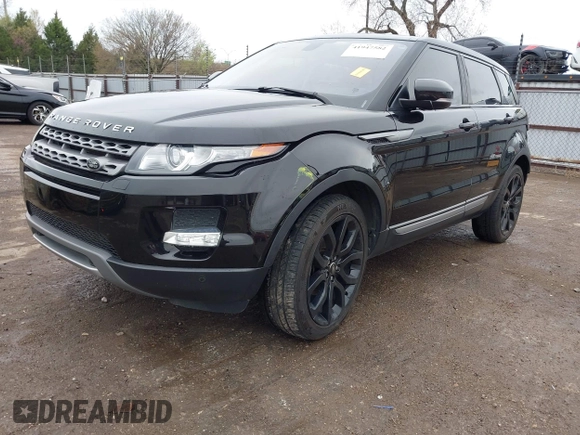 2013 Land Rover Range Rover Evoque Pure Plus with VIN SALVP2BG0DH824765, listed as a IAAI auction lot 41947582 with 101,854 mi miles and . Bid and sale history available at DreamBid. Image 2.