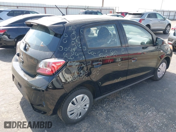 2024 Mitsubishi Mirage ES z VIN ML32AUHJ7RH035310, wystawiony jako IAAI lot #42521891 z przebiegiem 5 393 mil mil oraz . Historia ofert i sprzedaży dostępna na DreamBid. Obrazek 4.