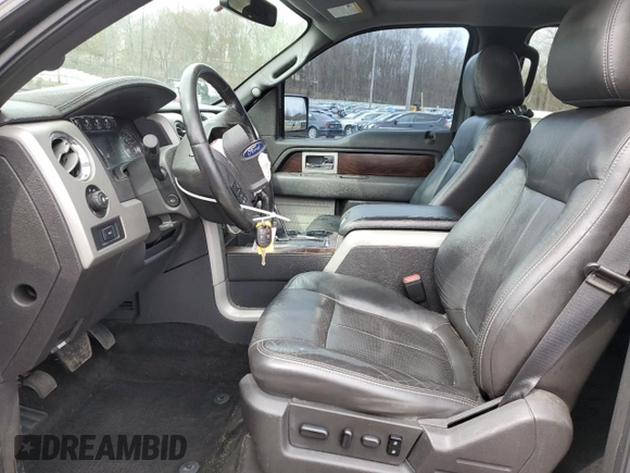 2012 Ford F-150 XL with VIN 1FTFW1ET9CFC46676, listed as a Copart auction lot 52634015 with 166,749 mi miles and Salvage Title. Bid and sale history available at carsss.com. Image 7.