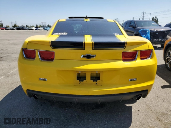 2010 Chevrolet Camaro 2LT with VIN 2G1FG1EV3A9100500, listed as a Copart auction lot 57343735 with 108,434 mi miles and Salvage title. Bid and sale history available at DreamBid. Image 6.