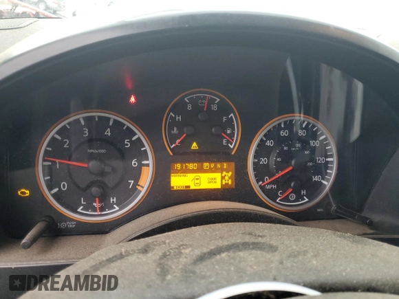 2014 Nissan Titan Pro-4X with VIN 1N6AA0EC3EN514744, listed as a Copart auction lot 80469314 with 191,780 mi miles and Salvage title. Bid and sale history available at DreamBid. Image 9.
