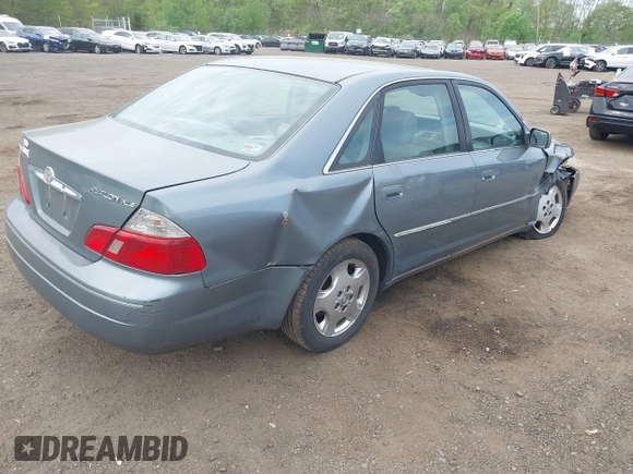 2003 Toyota Avalon XL z VIN 4T1BF28B63U331439, wystawiony jako IAAI lot #42161096 z przebiegiem 217 296 mil mil oraz . Historia ofert i sprzedaży dostępna na DreamBid. Obrazek 4.