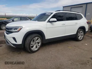 2021 Volkswagen Atlas SE with VIN 1V2HR2CA4MC583846, listed as a Copart auction lot 56176645 with 75,026 mi miles and Salvage title. Bid and sale history available at DreamBid. Image 1.