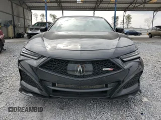 2021 Acura TLX Type S with VIN 19UUB7F05MA000654, listed as a Copart auction lot 46806005 with 65,022 mi miles and Salvage Title. Bid and sale history available at carsss.com. Image 5.