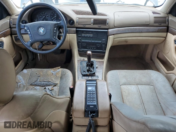 1996 BMW 7 Series 740iL z VIN WBAGJ8326TDL35670, wystawiony jako Copart lot #60806225 z przebiegiem 123 458 mil mil oraz Czysty tytuł • Clean title. Historia ofert i sprzedaży dostępna na DreamBid. Obrazek 8.