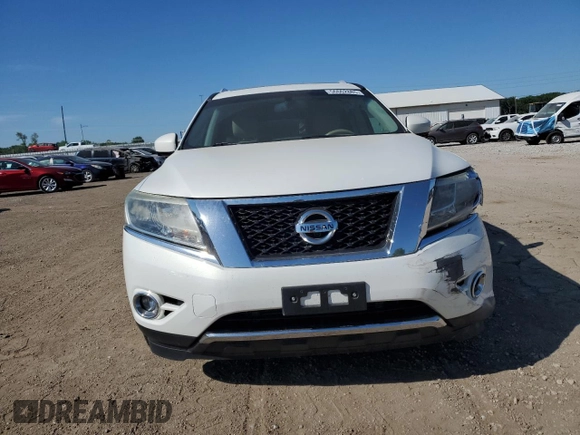 2014 Nissan Pathfinder Platinum with VIN 5N1AR2MN9EC656016, listed as a Copart auction lot 56662885 with 117,366 mi miles and Salvage title. Bid and sale history available at DreamBid. Image 5.