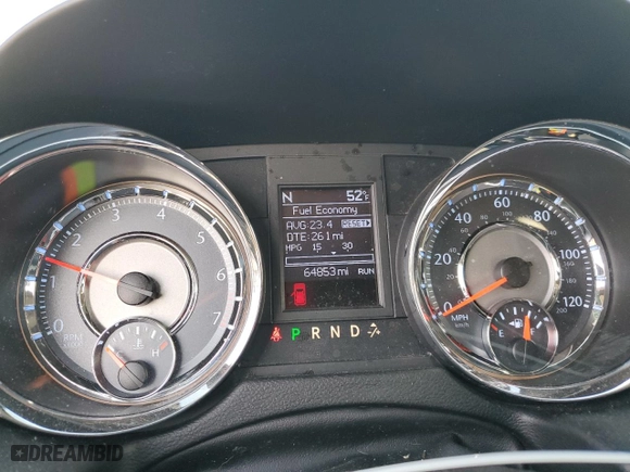 2014 Chrysler Town & Country Touring with VIN 2C4RC1BG7ER412802, listed as a Copart auction lot 84749904 with 64,853 mi miles and Salvage Title. Bid and sale history available at carsss.com. Image 9.