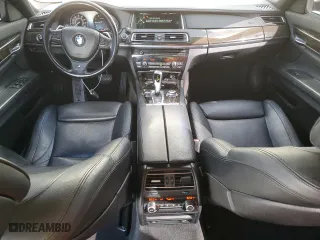 2013 BMW 7 Series 740Li with VIN WBAYE4C5XDD137591, listed as a Copart auction lot 44581175 with 138,173 mi miles and Salvage Title. Bid and sale history available at carsss.com. Image 8.